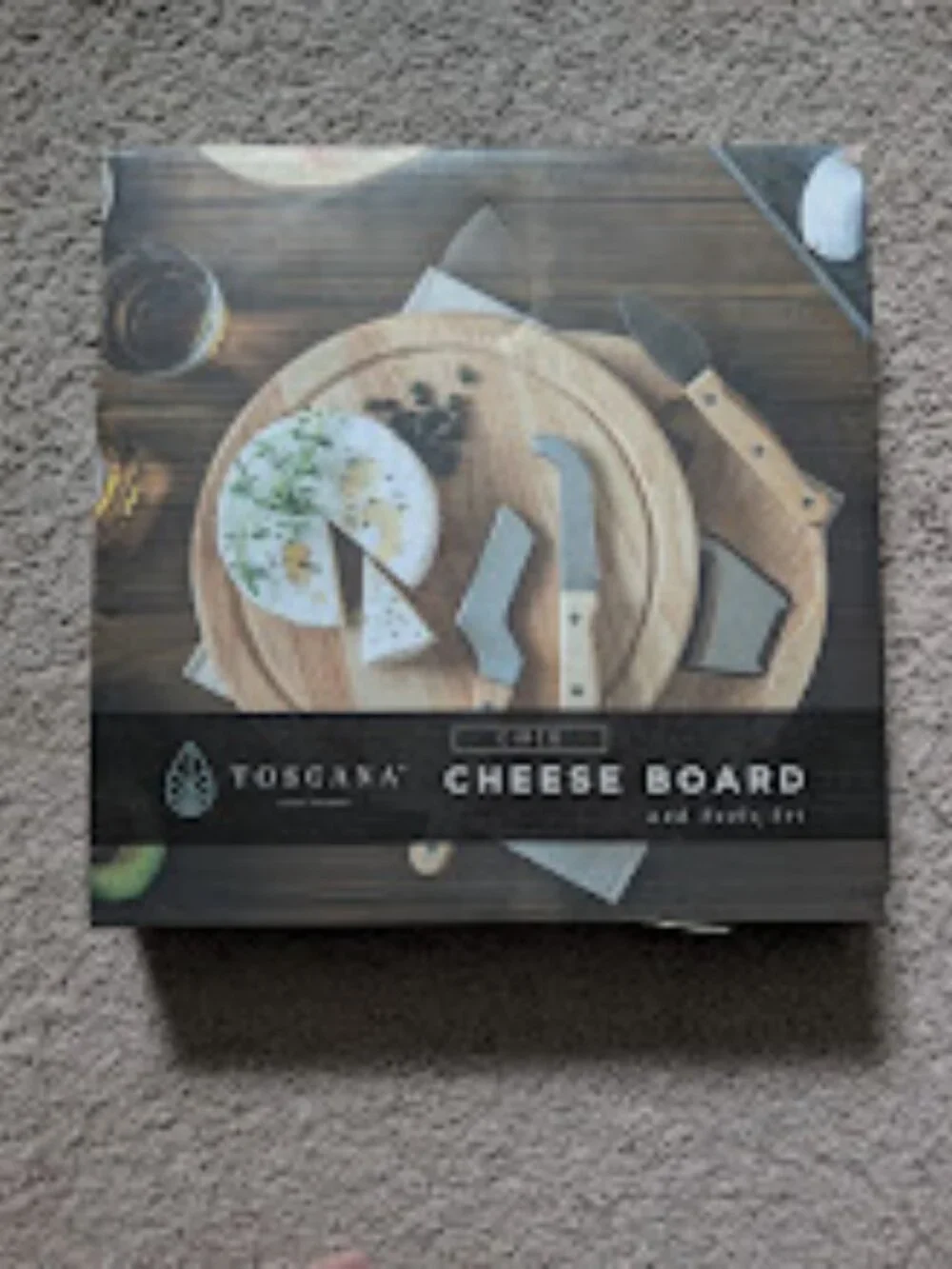 Virginia Tech Hokies Cheese Board Set